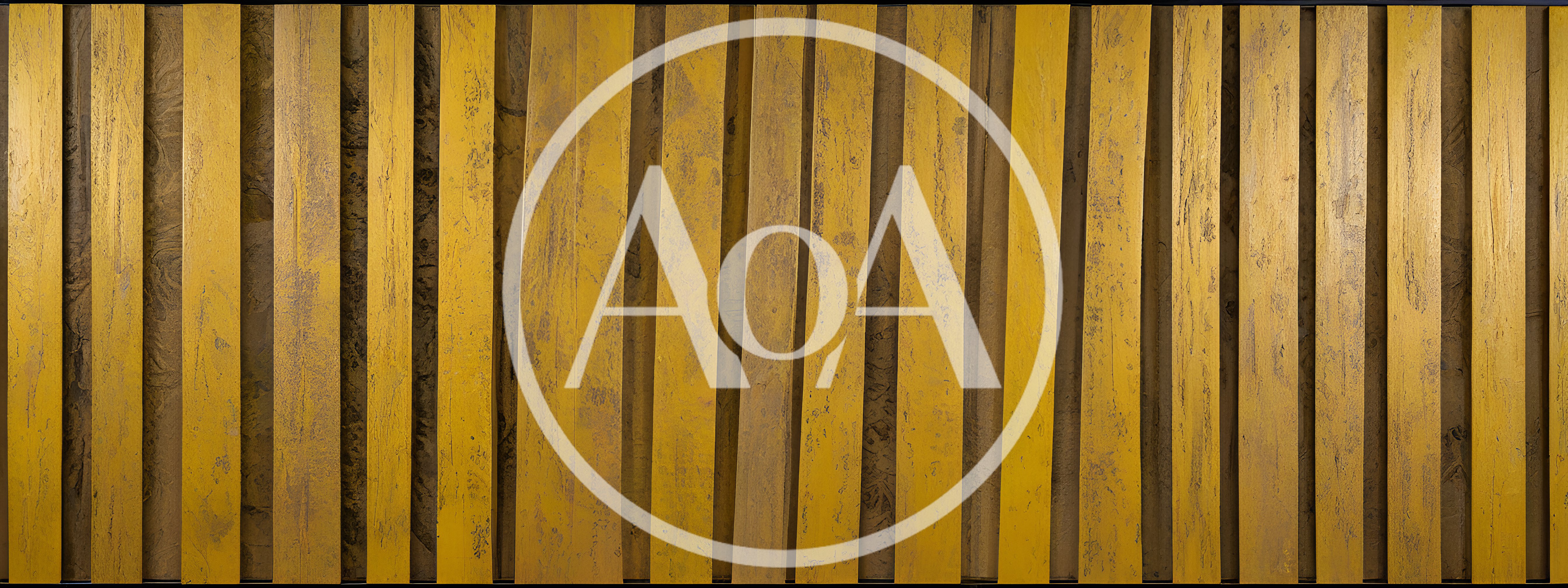 Vertical Yellow Wooden Slats Wall Background