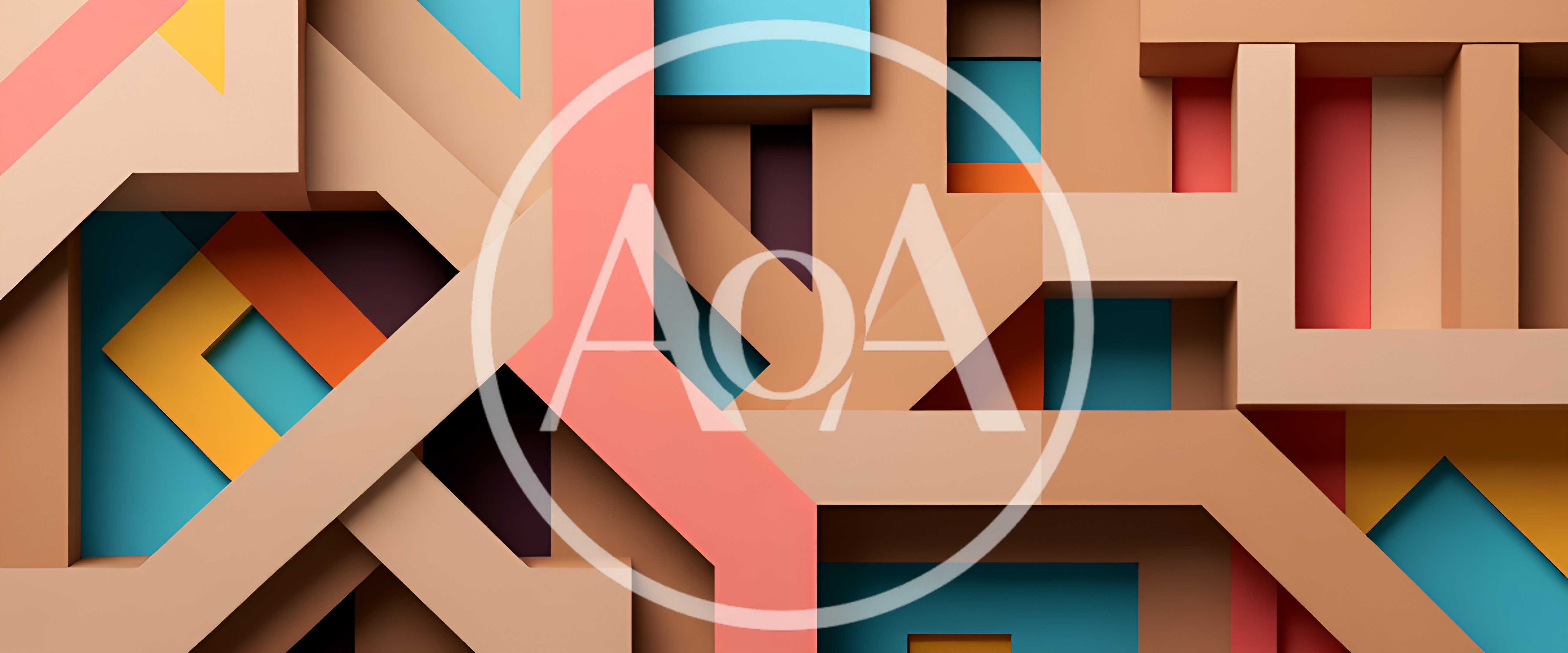 Abstract 3D Geometric Shapes And Intersecting Lines