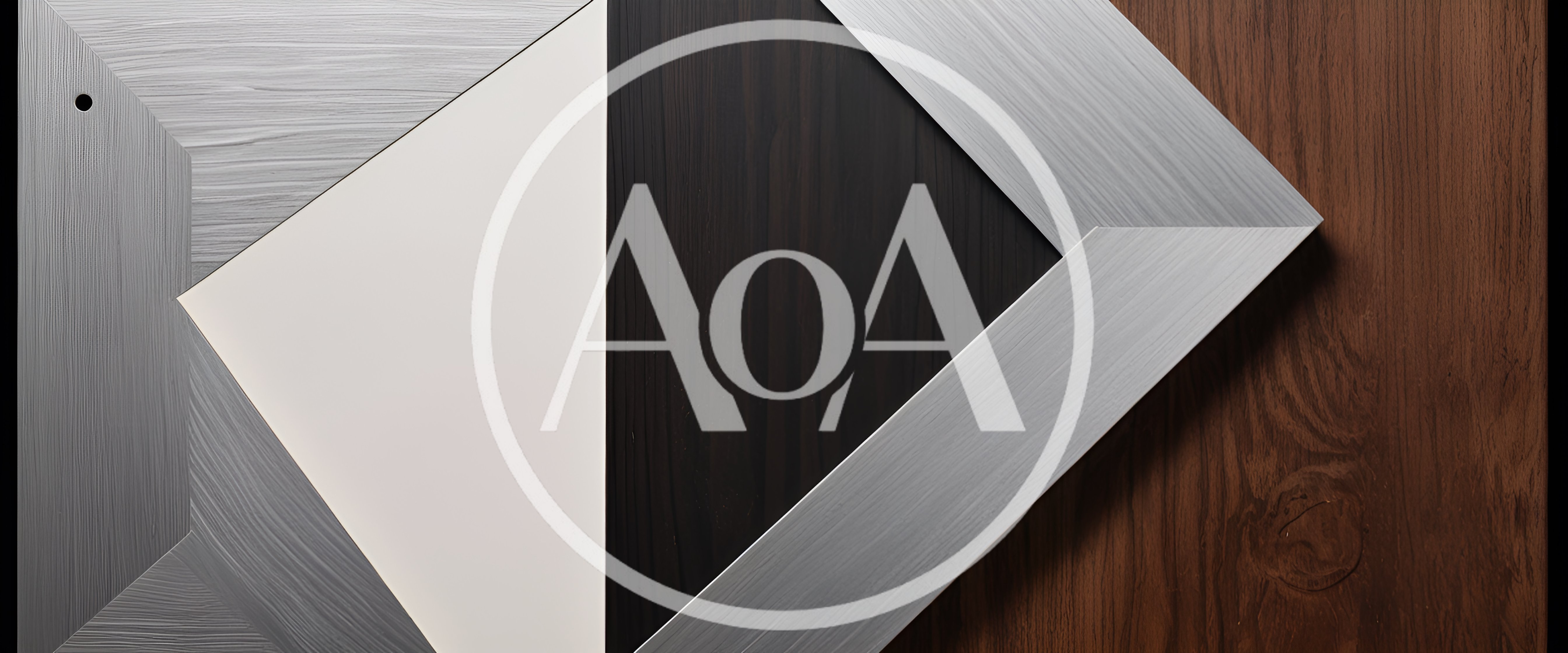 Abstract Geometric Wood And Metal Texture Background