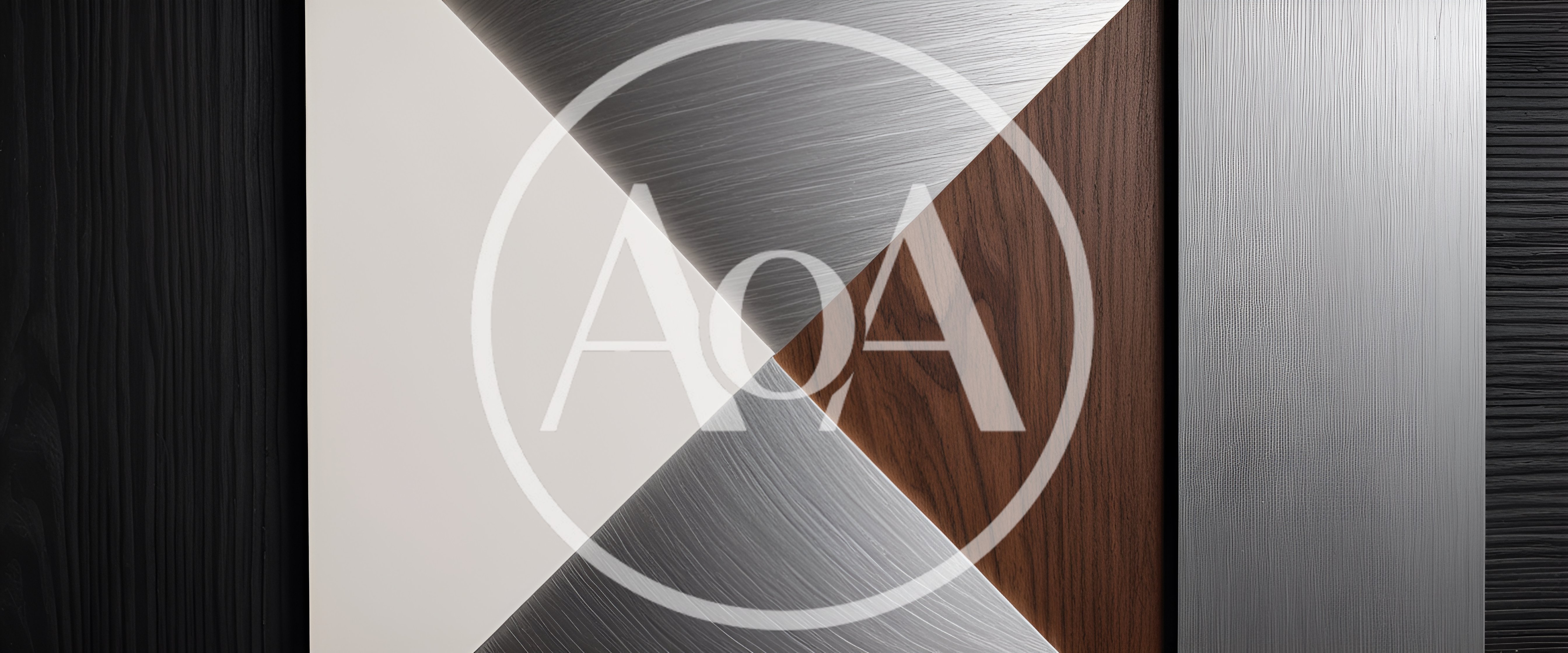 Abstract Geometric Background With Wood And Metal Textures