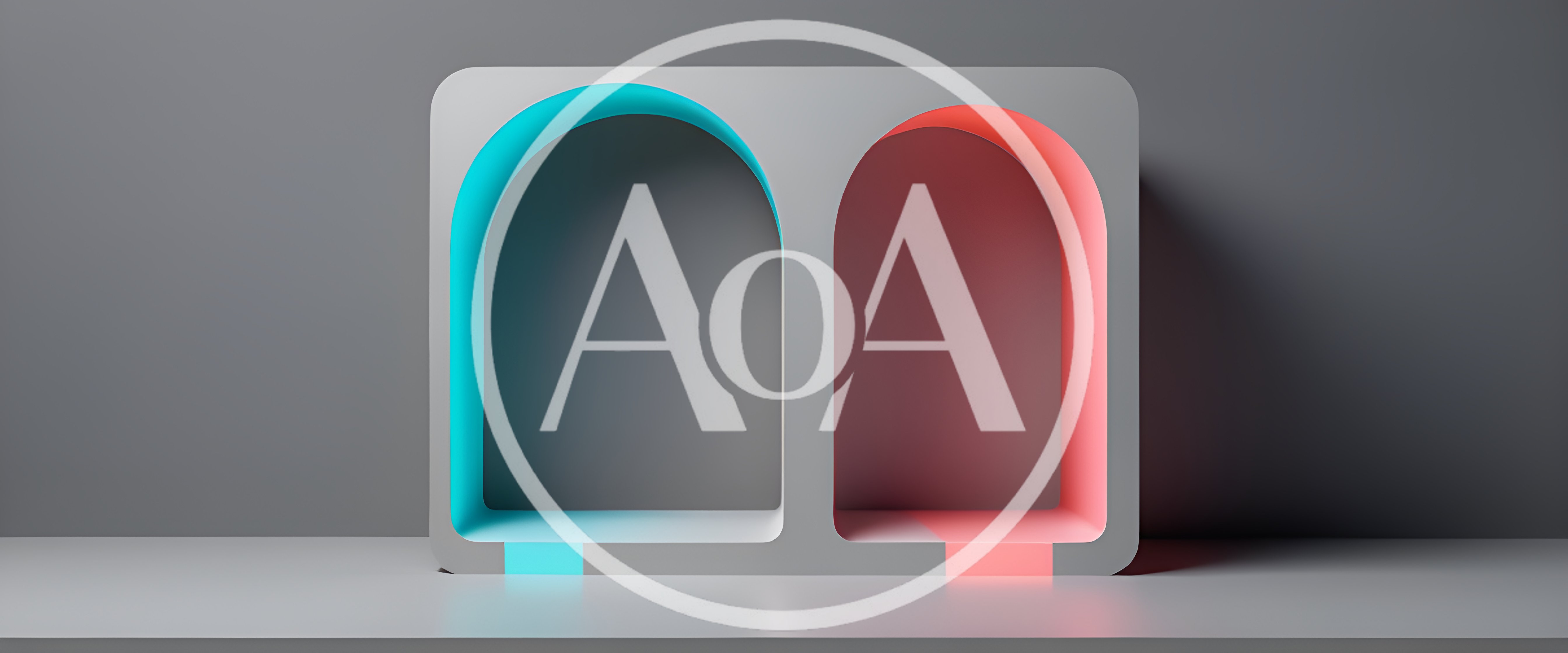 Minimalist Arch Display With Neon Lighting