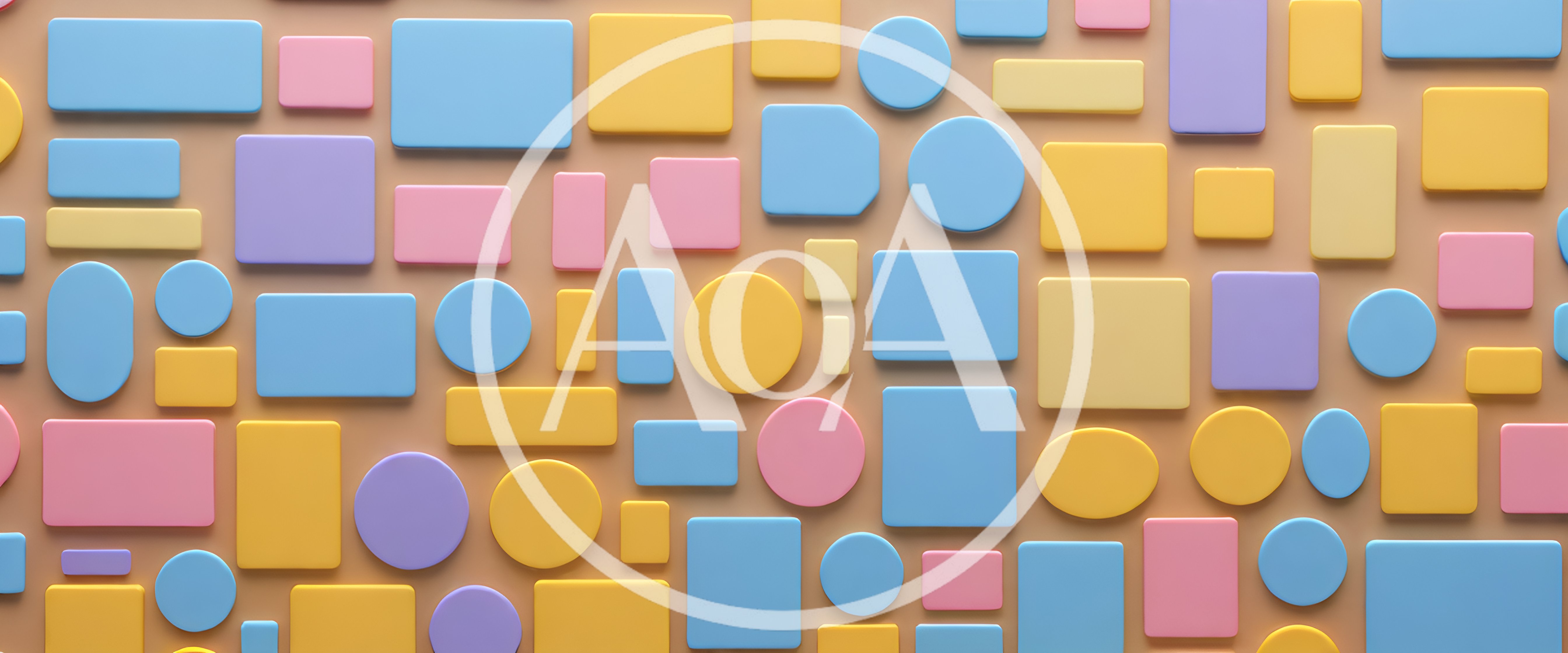 Abstract 3D Geometric Shapes Pattern Background