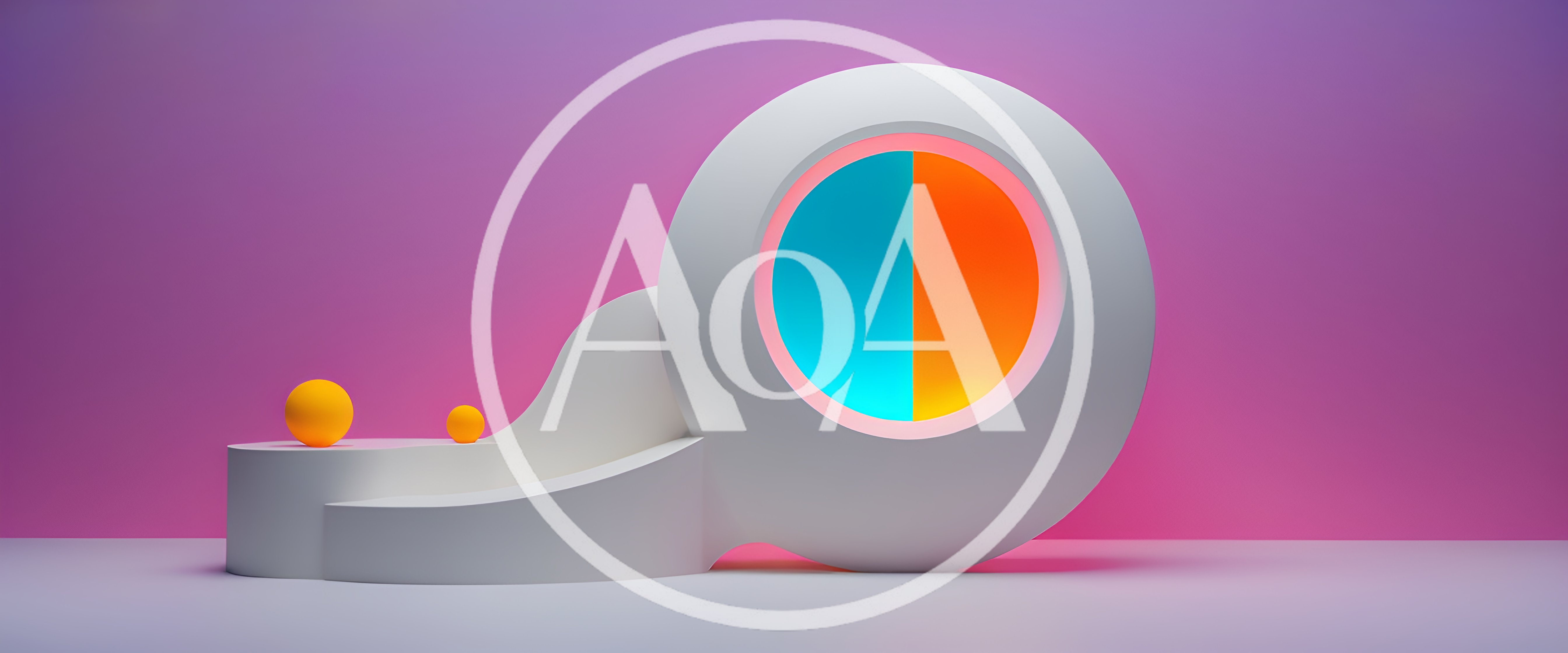 Abstract 3D Minimalist Product Display Platform