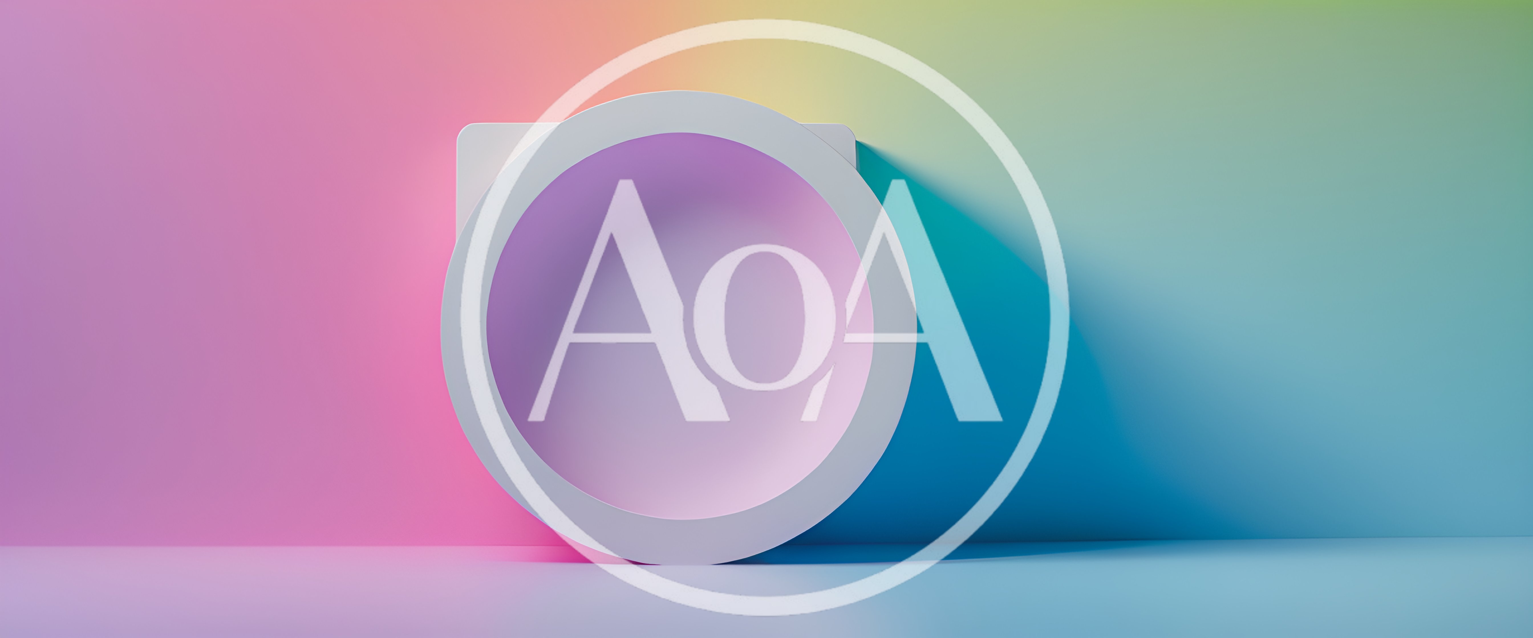 Minimalist 3D Circular Display Platform With Gradient Background