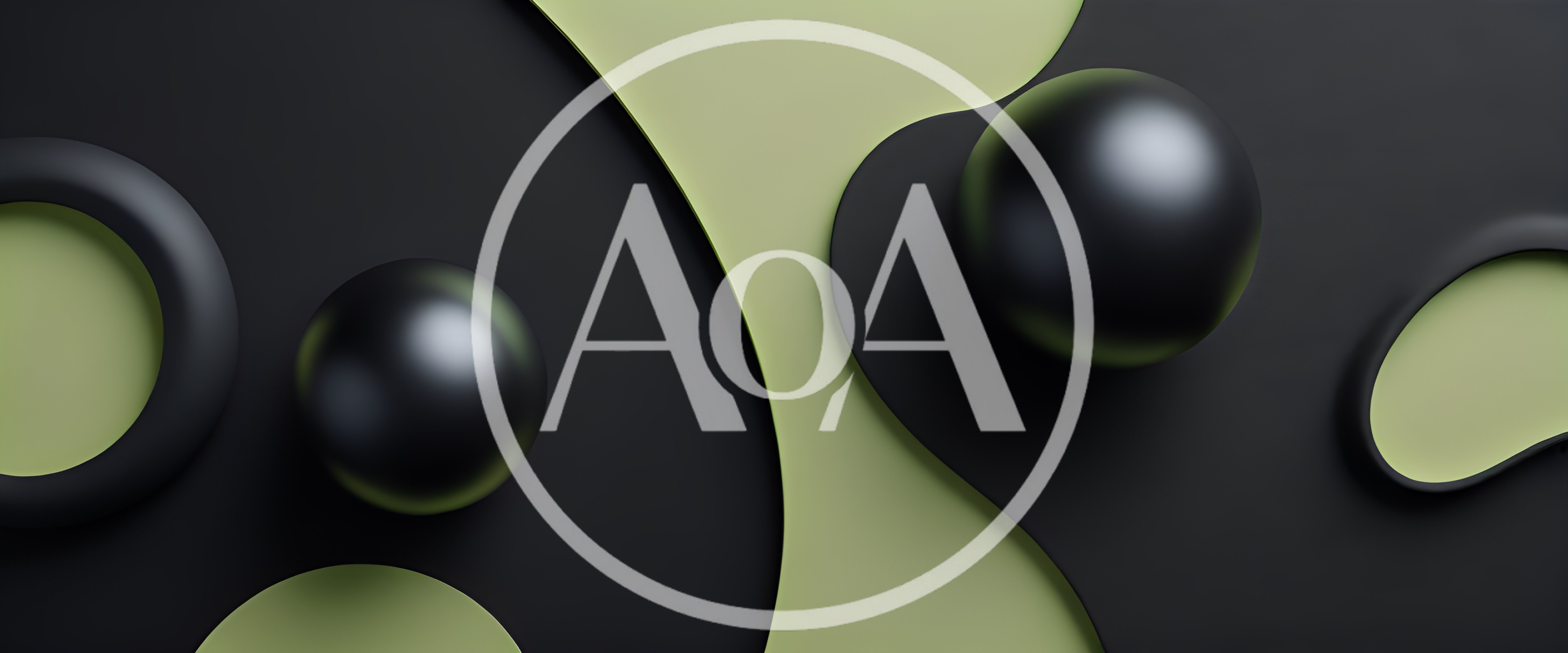 Abstract 3D Composition With Spheres And Organic Shapes