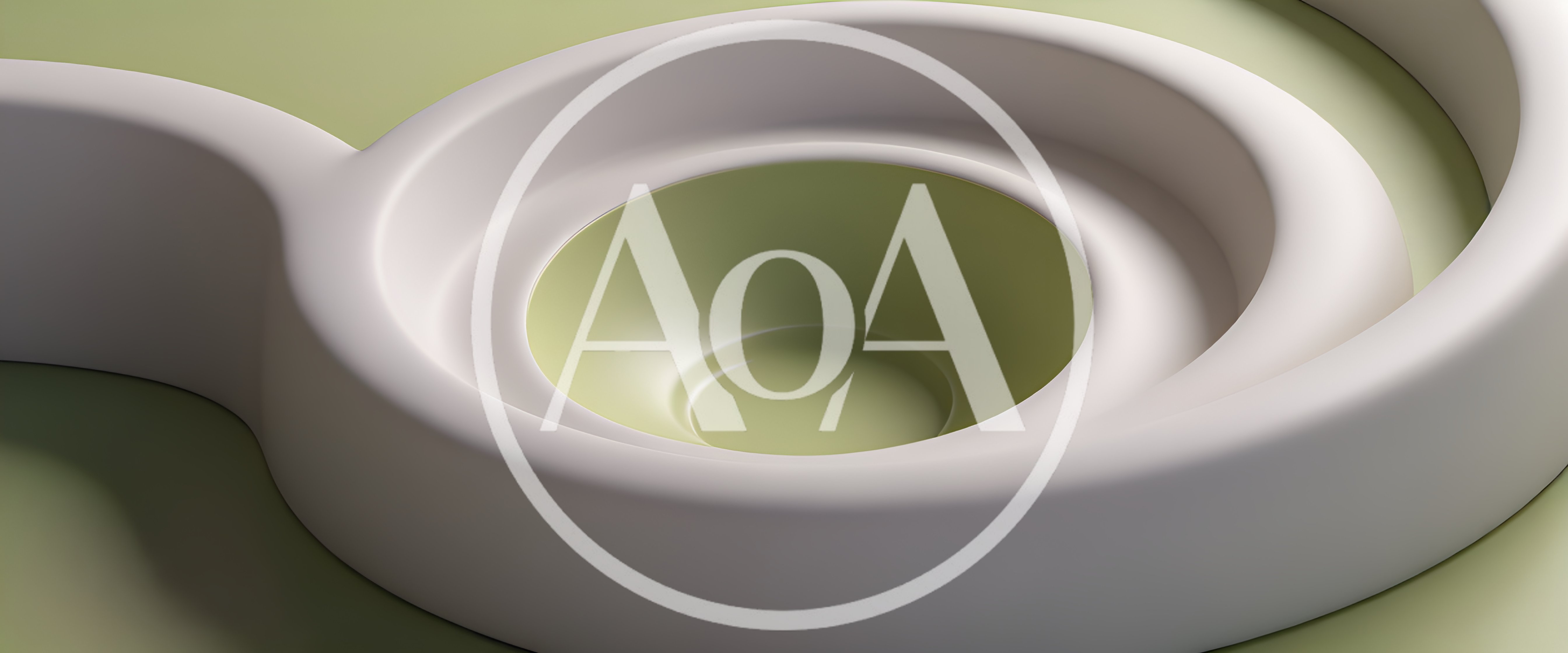 Abstract 3D Rendered Concentric Circular Shapes