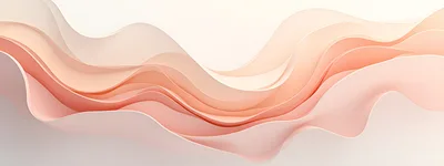 Abstract Soft Peach Wavy Layered Background