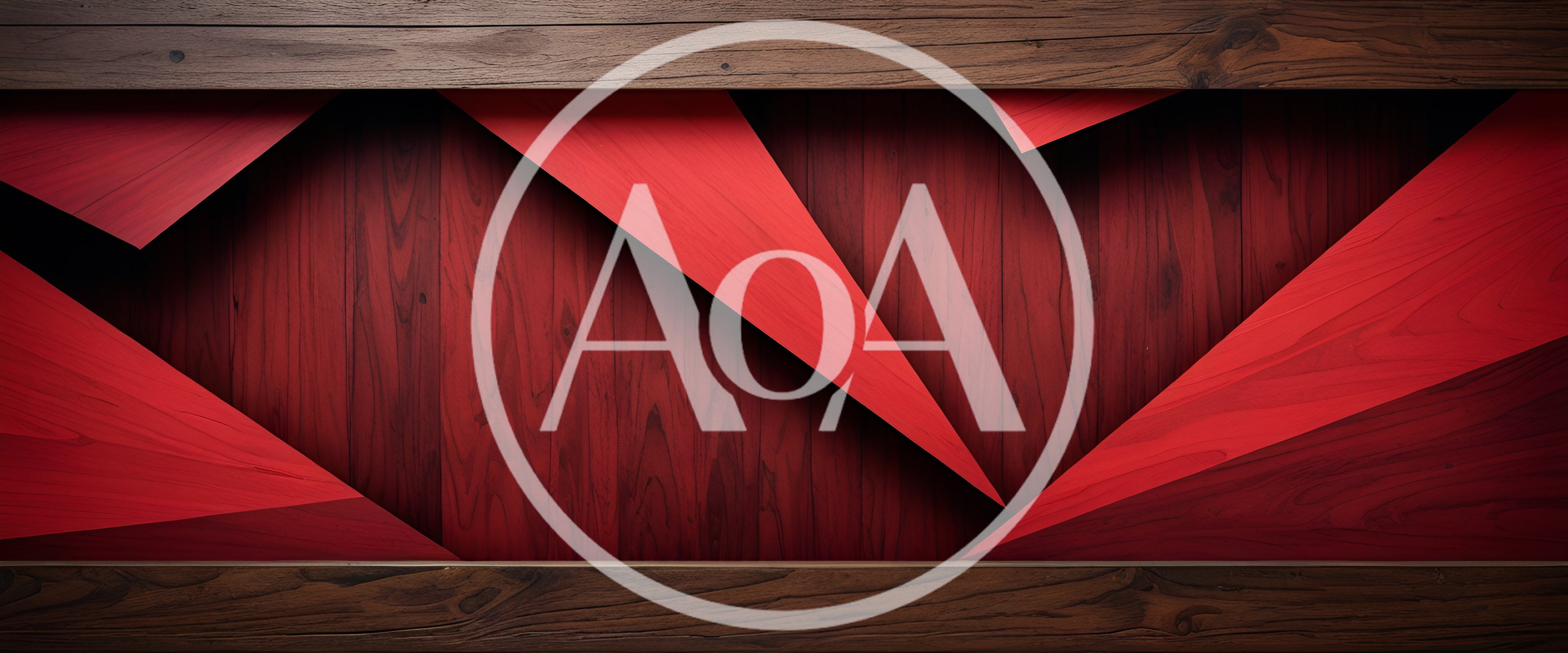 Abstract Red Wood Geometric Background Texture
