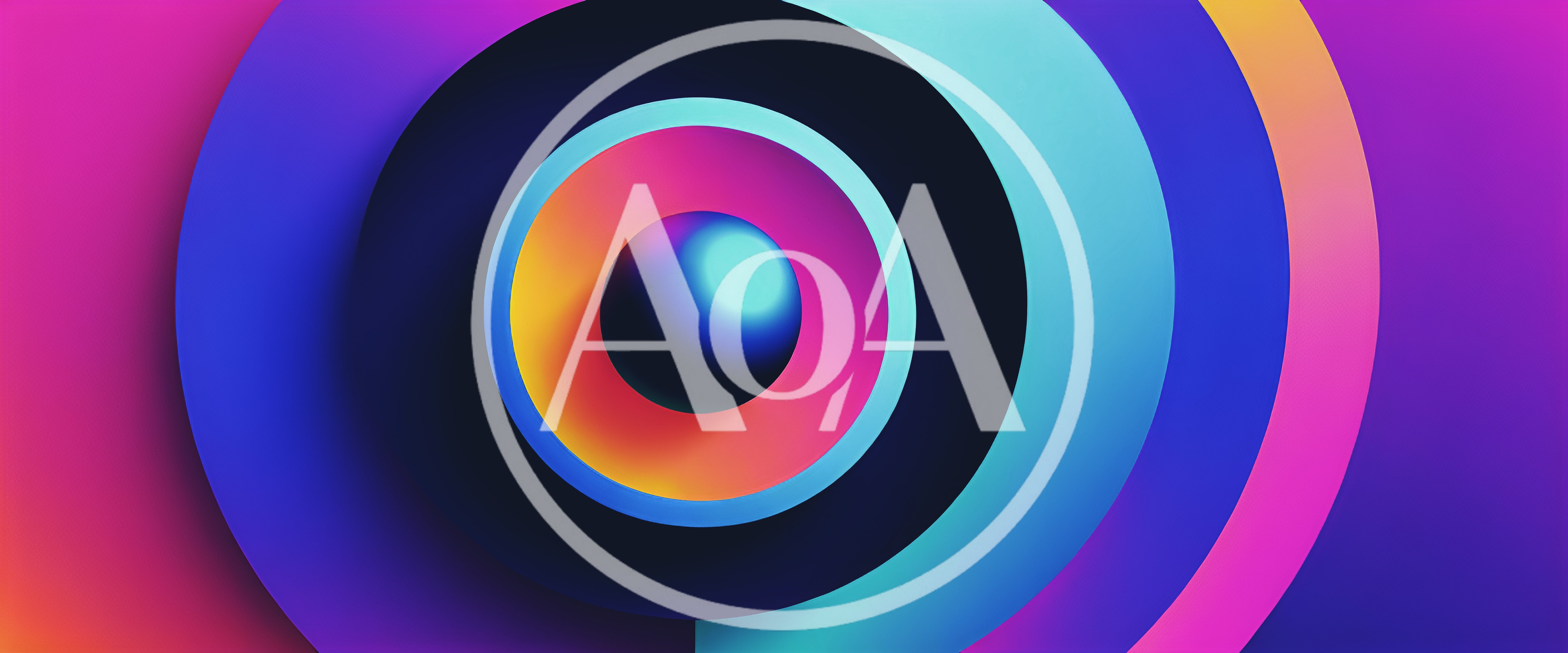 Abstract Concentric Circles With Central Glowing Sphere