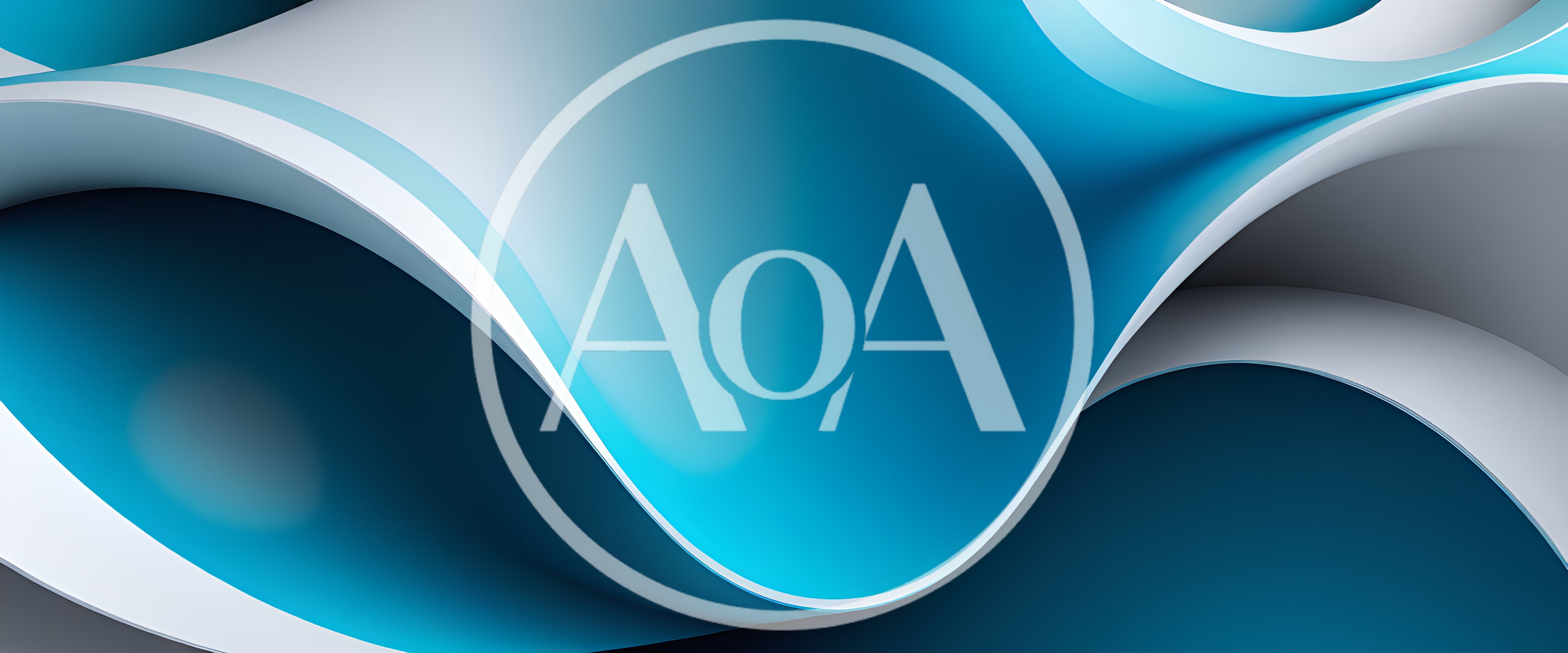 Abstract 3D Wavy Blue And White Background