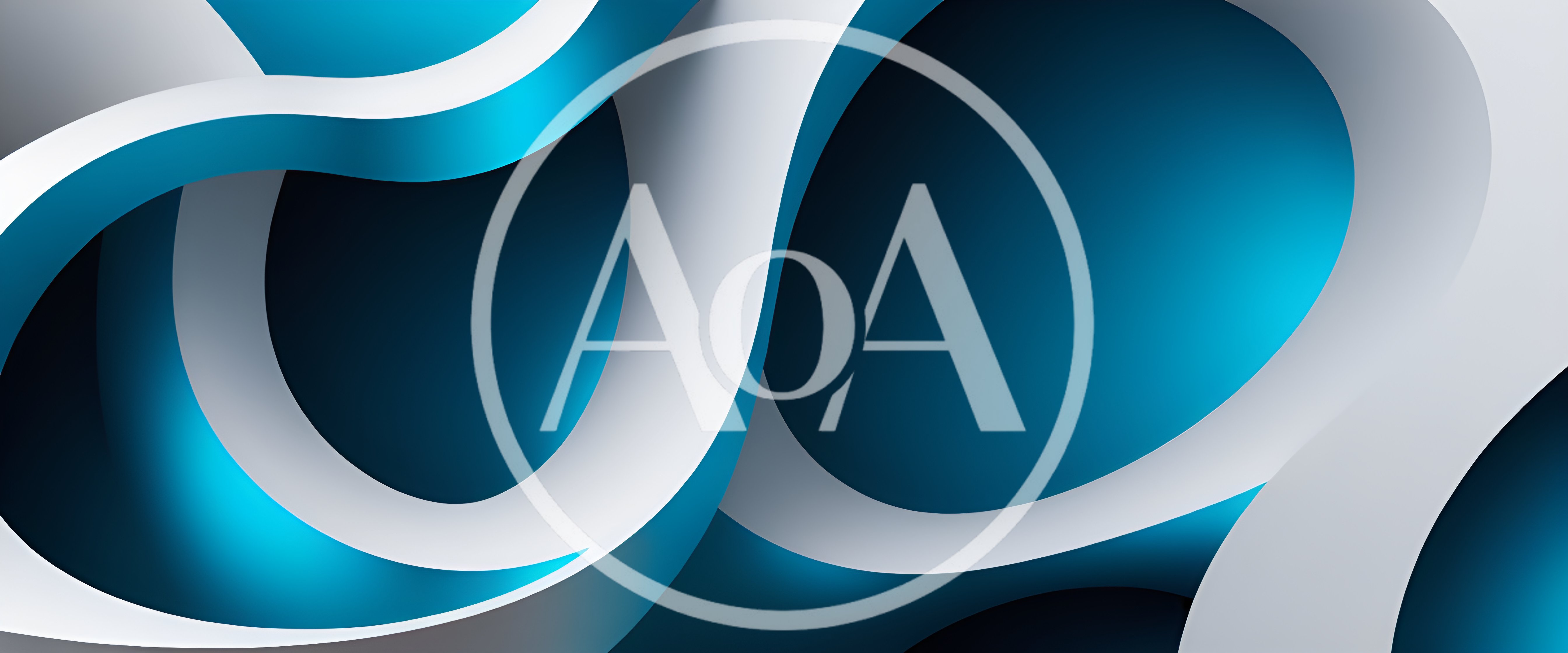 Abstract 3D Background With Flowing White Curves