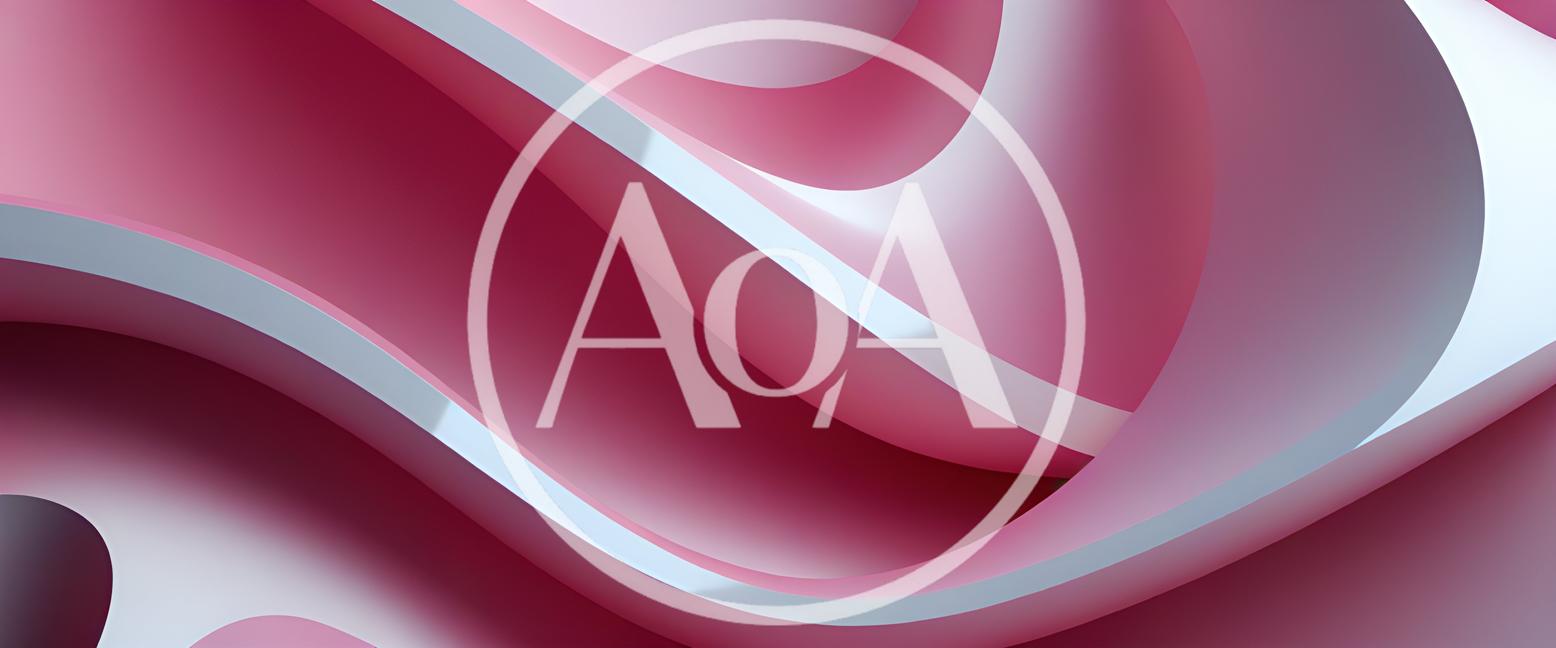 Abstract Pink And White Fluid Wave Background