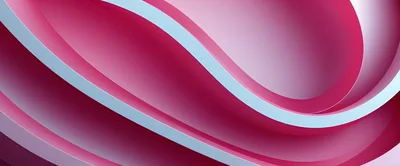 Abstract Pink And White Wavy 3D Background