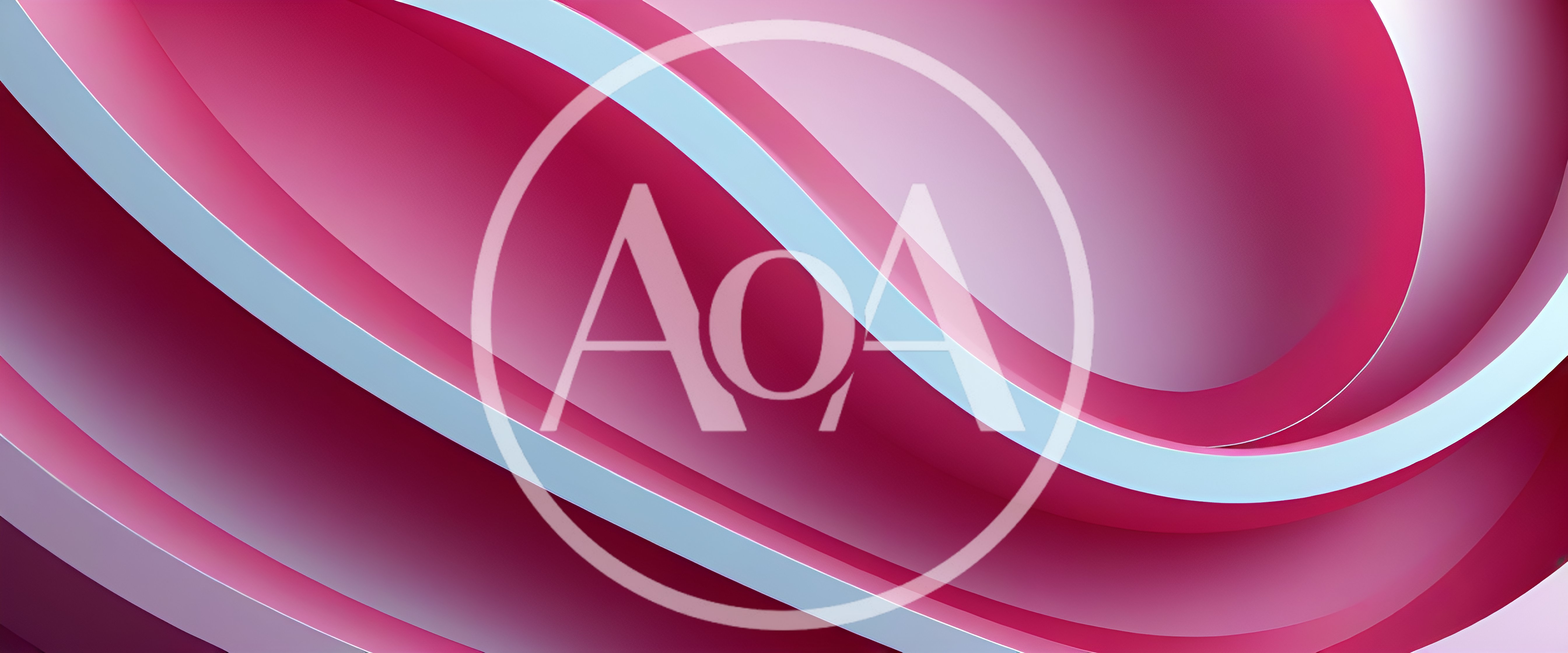 Abstract Pink And White Wavy 3D Background