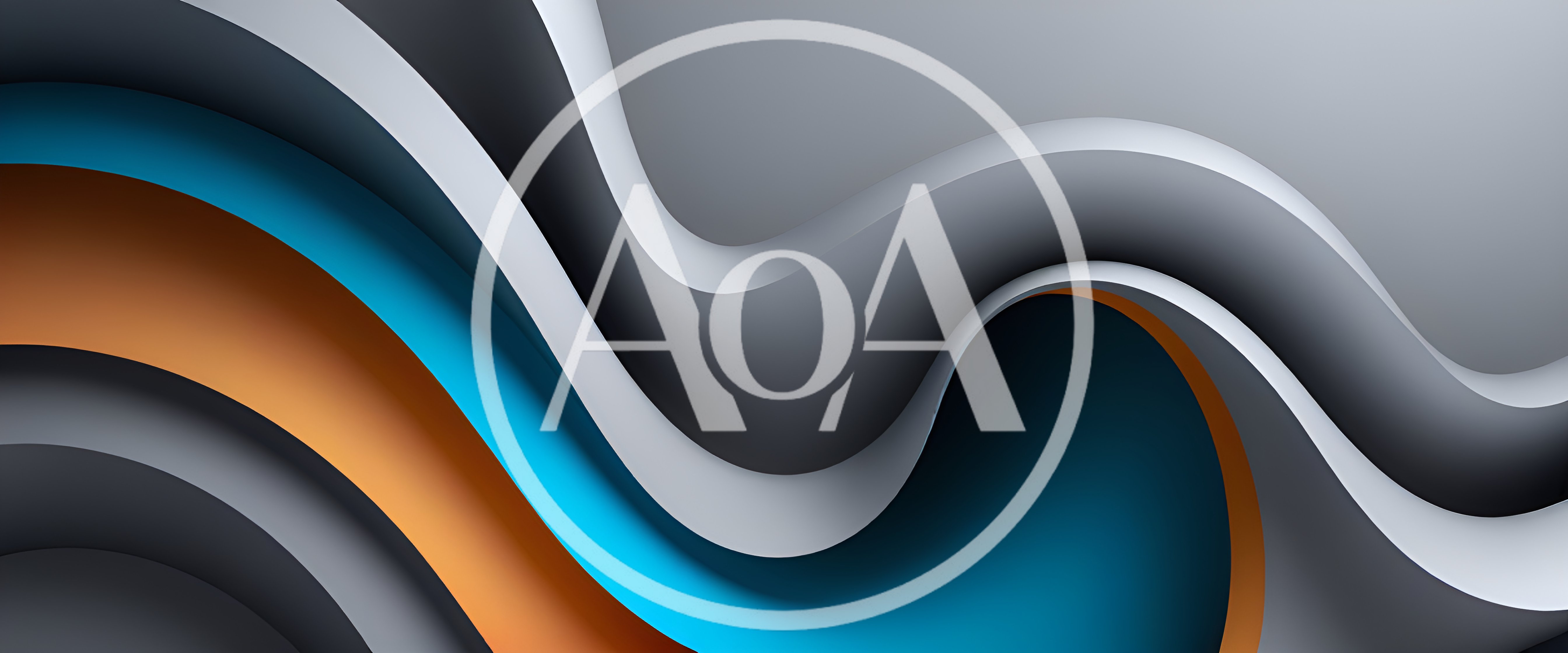 Abstract Background With Smooth Flowing Wavy Layers