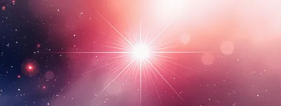 Bright Star Burst In Deep Space Nebula Background