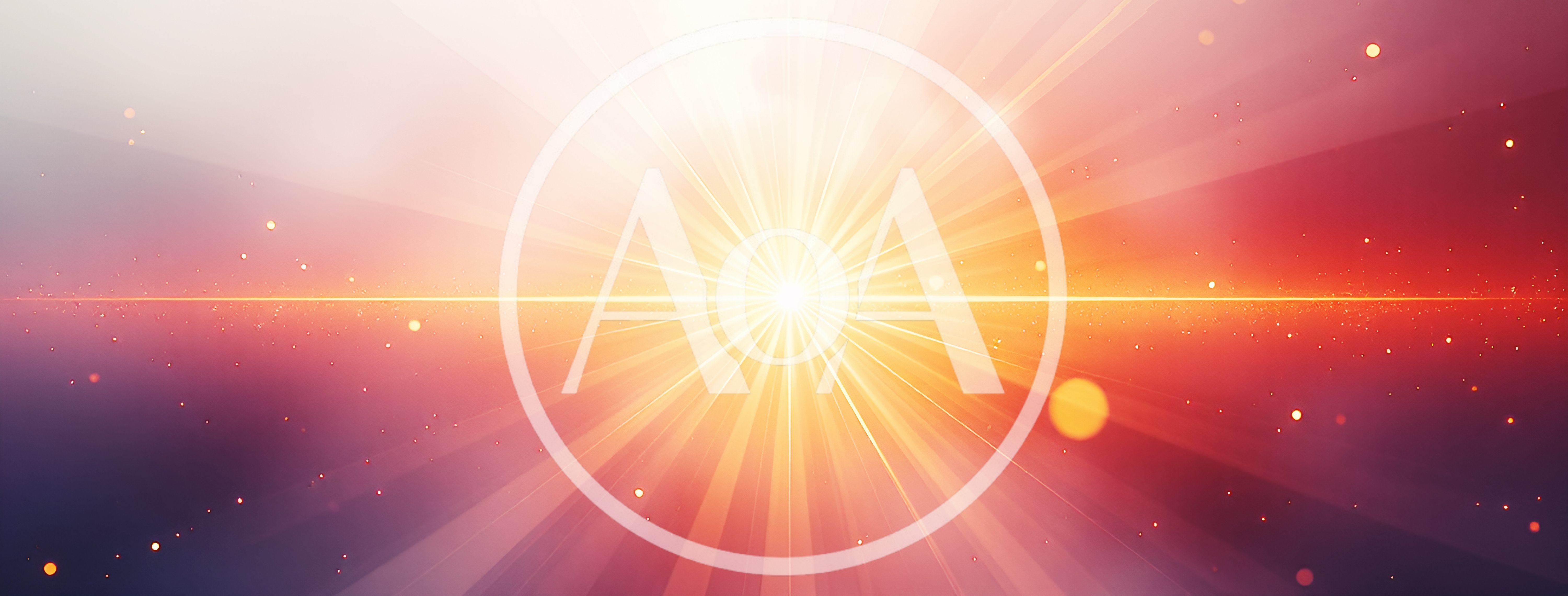 Abstract Golden Sunburst With Radiant Light Rays