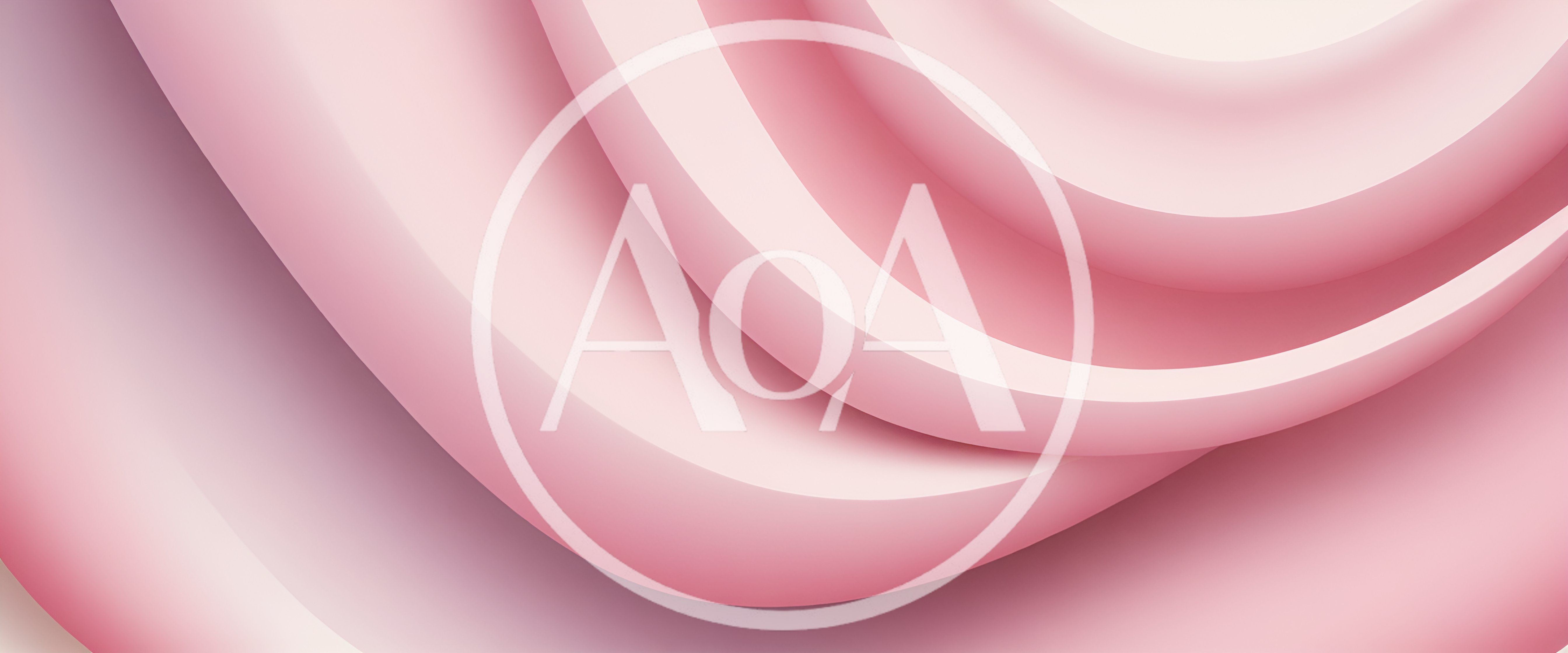 Abstract Pink Curved Waves Background