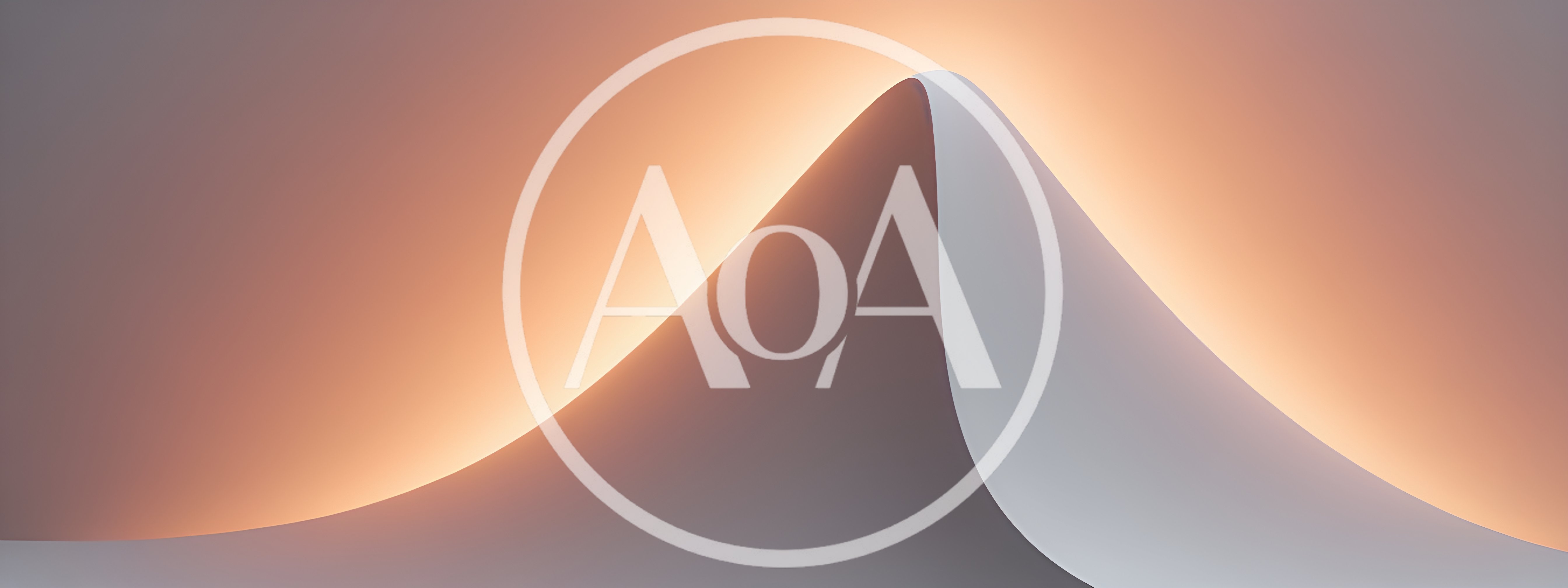 Abstract Minimalist 3D Rendered Curved Landscape