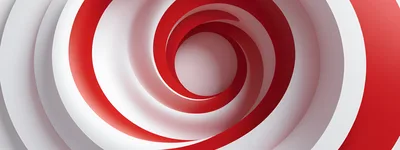 Abstract Red And White Swirling Spiral Background