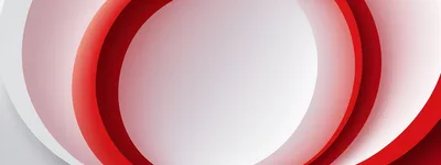 Abstract Red And White Curved Background