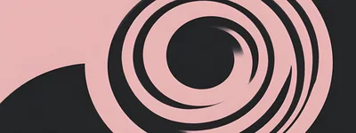 Abstract Pink Spiral Graphic Design Background