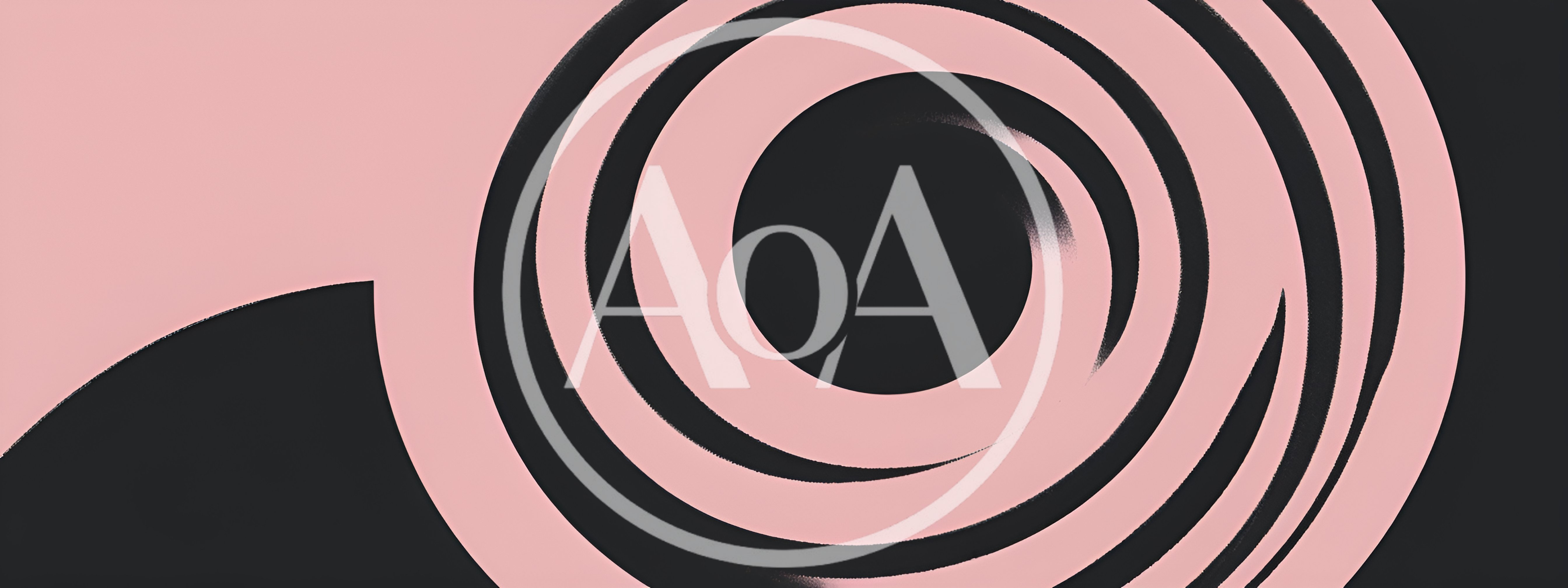 Abstract Pink Spiral Graphic Design Background