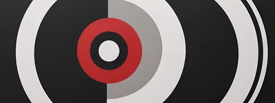 Abstract Concentric Circles Graphic Background