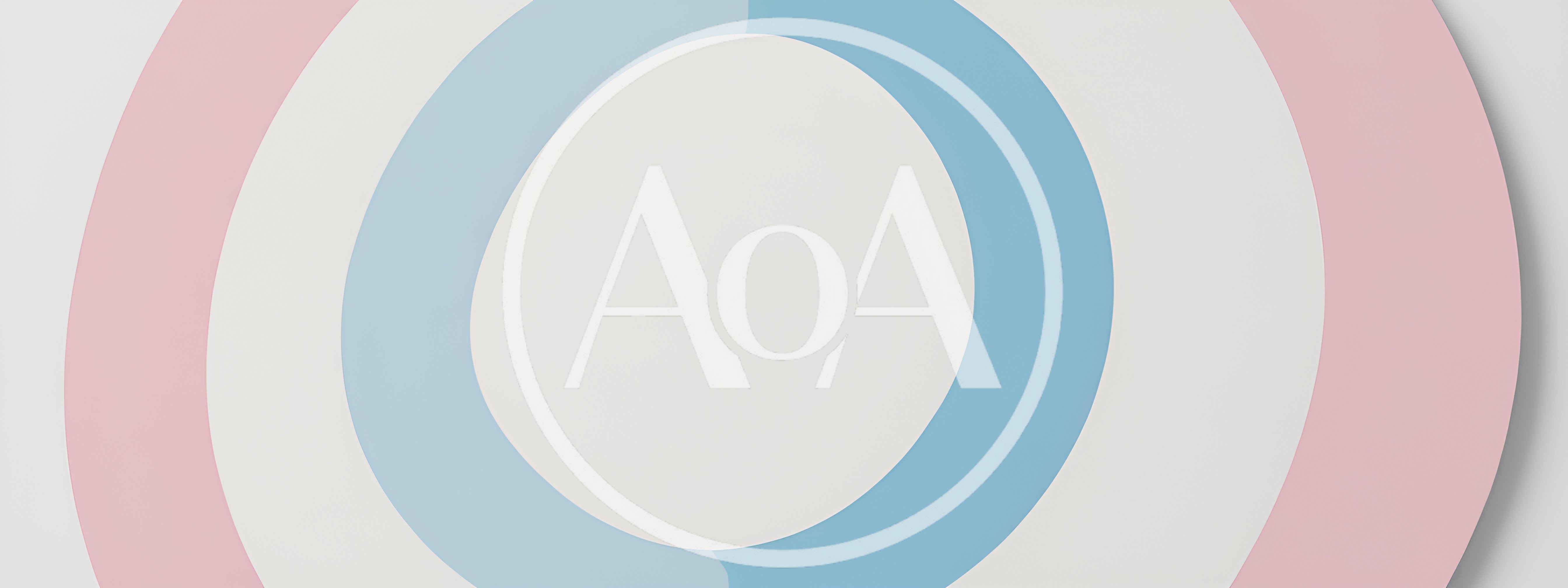 Abstract Concentric Circles In Transgender Pride Flag Colors