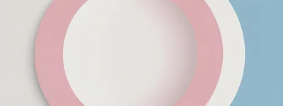 Abstract Background With Concentric Pastel Circles