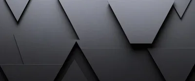 Abstract Geometric Dark Grey Triangular Wall Panels