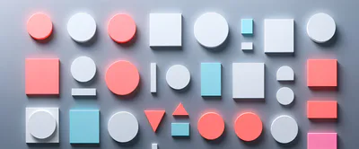 Abstract 3D Geometric Shapes With Soft Lighting