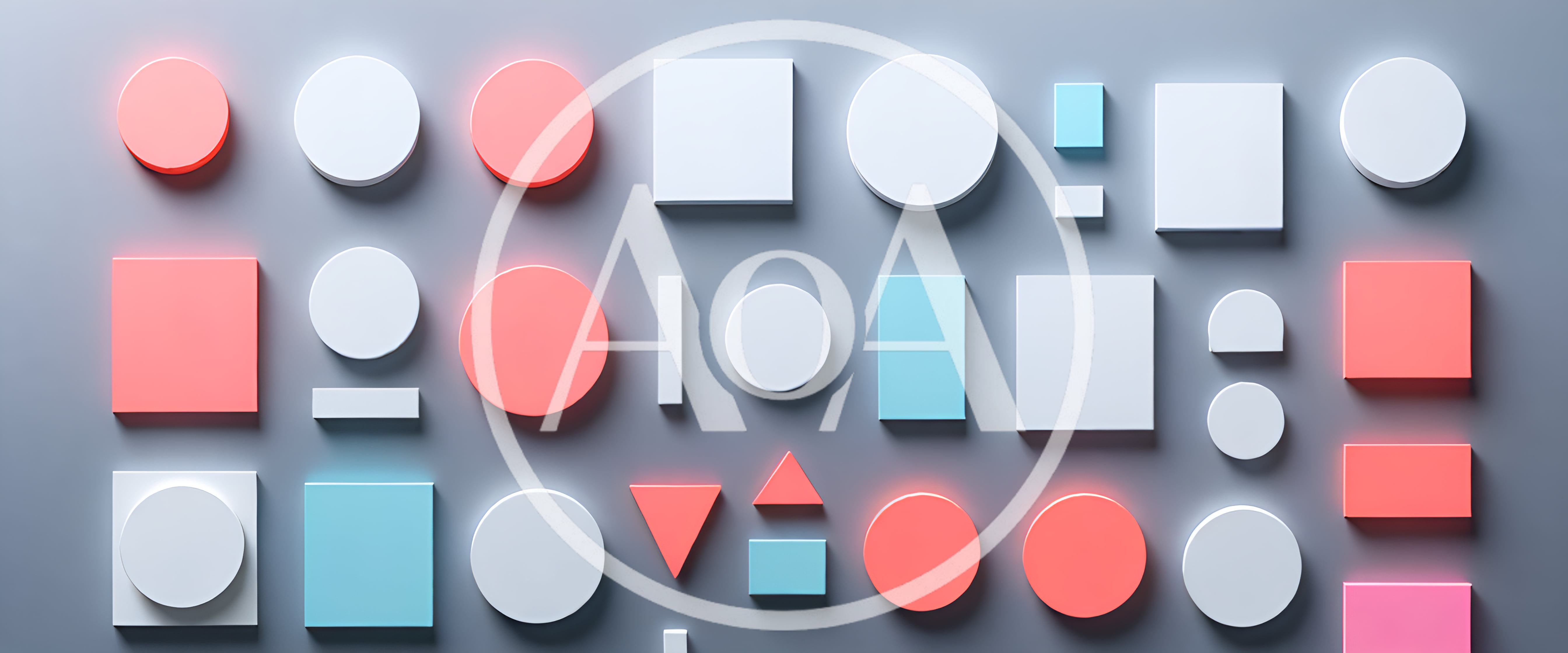 Abstract 3D Geometric Shapes With Soft Lighting