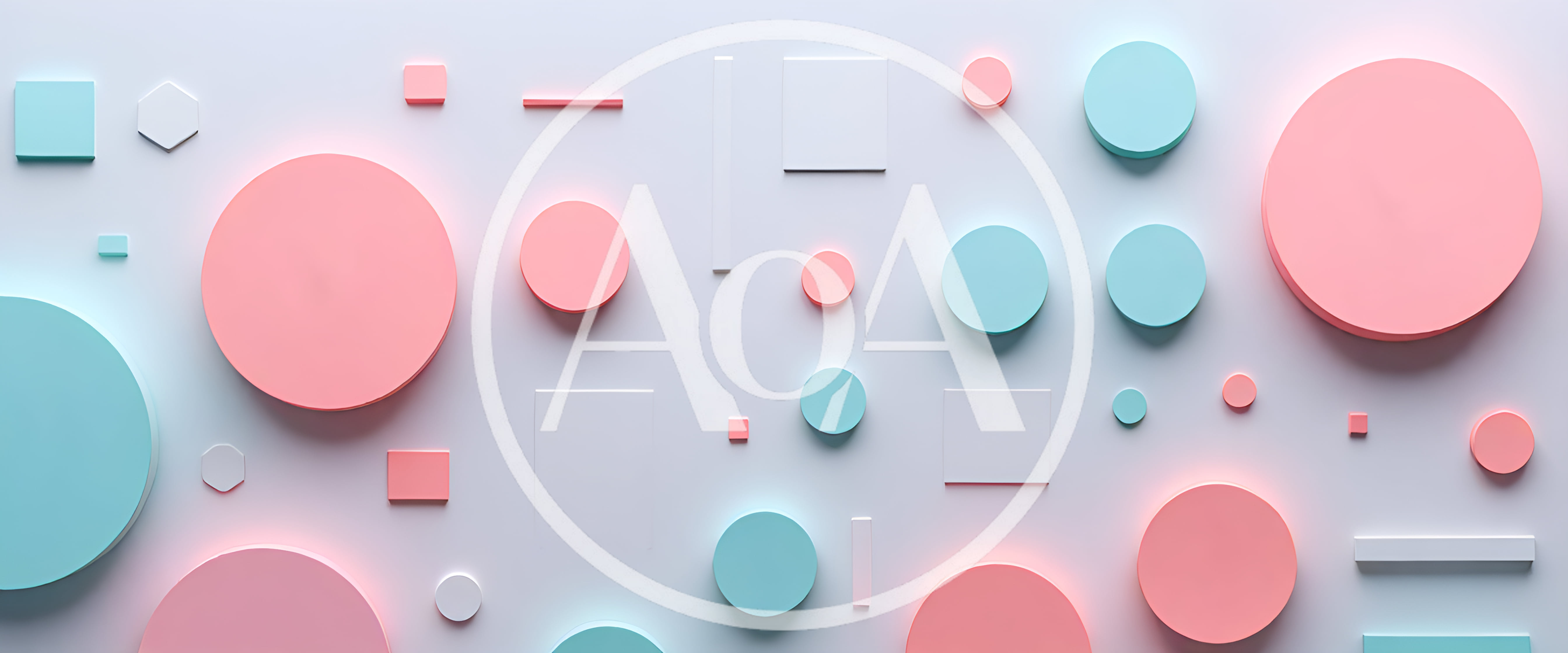 Abstract 3D Geometric Shapes Background