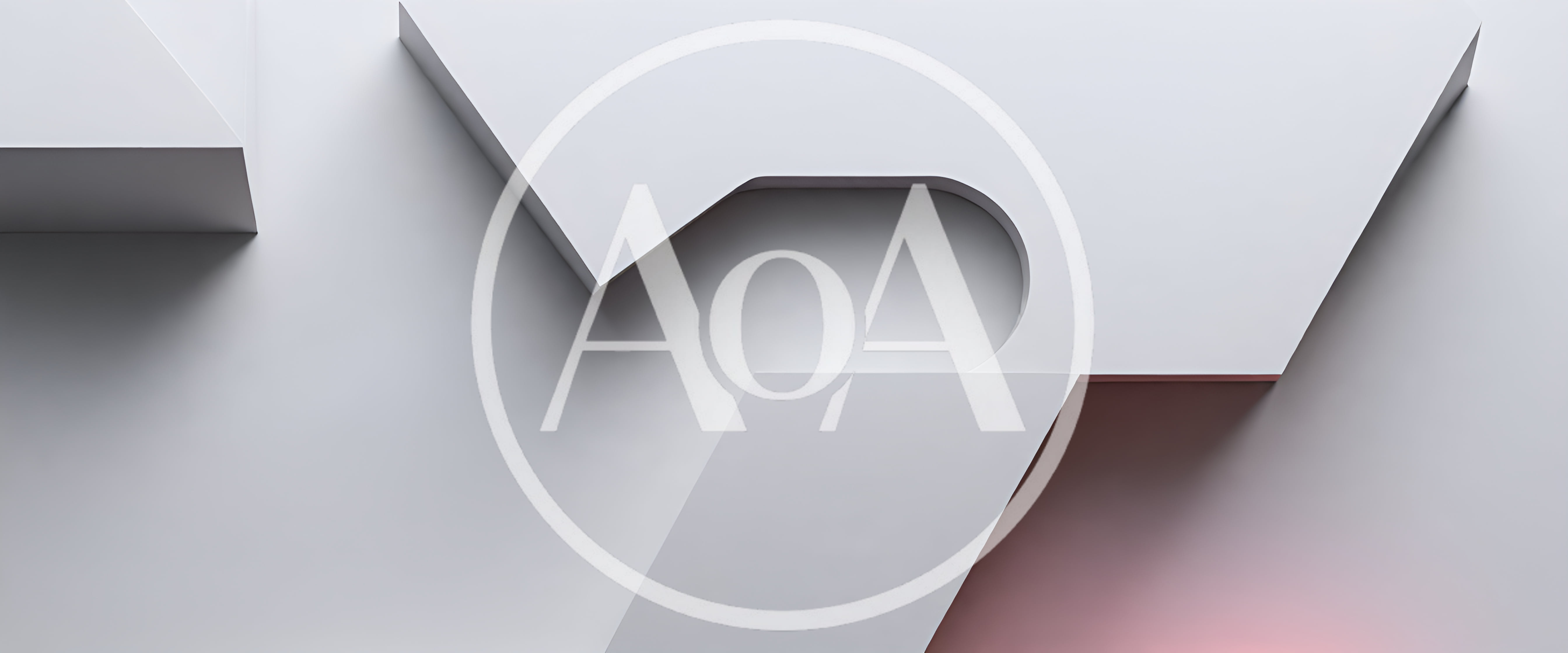 Abstract Minimalist 3D Geometric Shapes Background