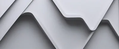 Abstract Minimalist White Geometric Layered Background