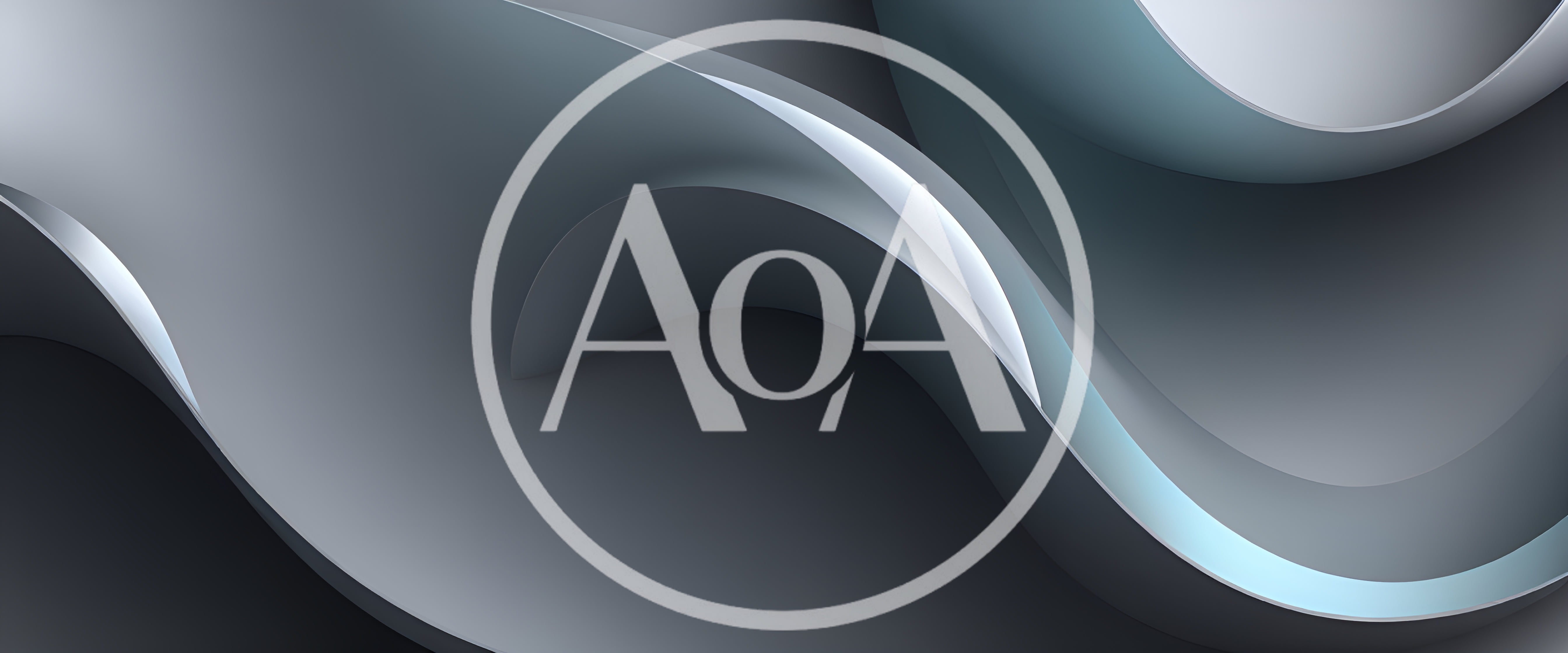 Abstract 3D Rendered Grey Curved Wave Background