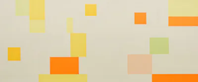 Abstract Geometric Composition With Colorful Rectangles And Squares
