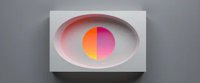 Abstract 3D Render Of A Glowing Circular Portal