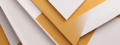 Abstract Geometric Background With Overlapping White And Yellow Planes