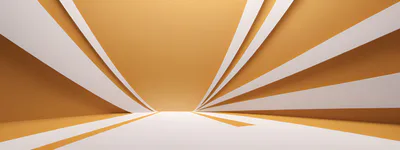 Abstract 3D Background With White Curved Lines