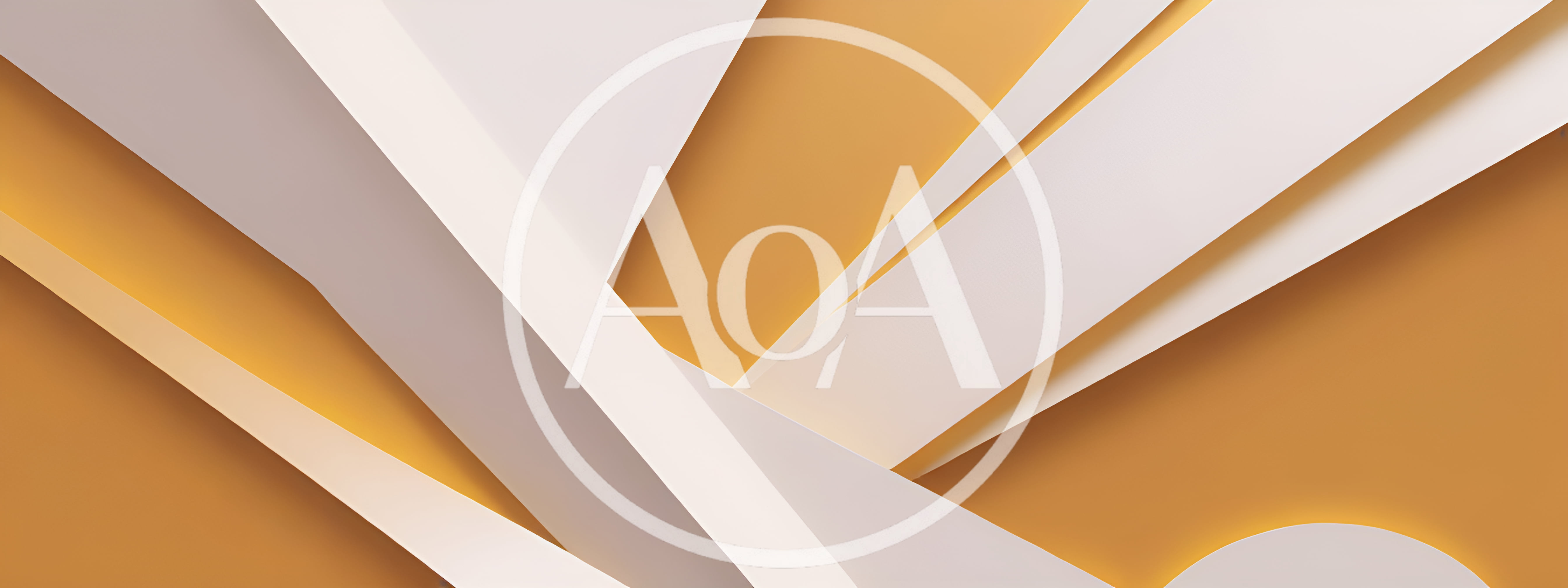 Abstract Geometric Composition With White Paper Layers