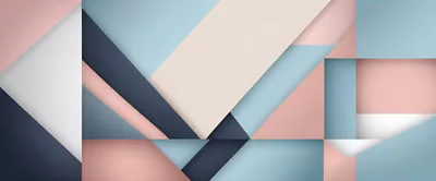 Abstract Geometric Background With Pastel And Dark Shapes