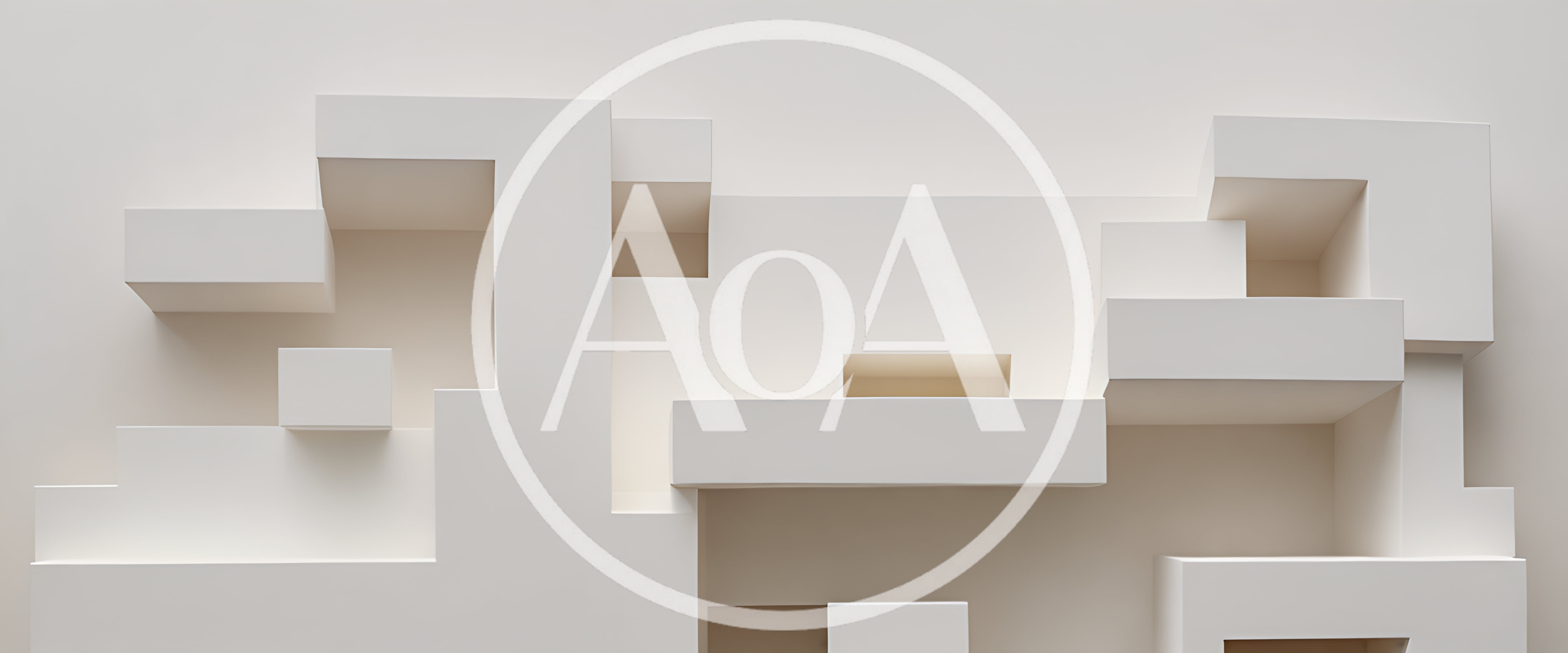 Abstract Geometric White Architectural Structure Background
