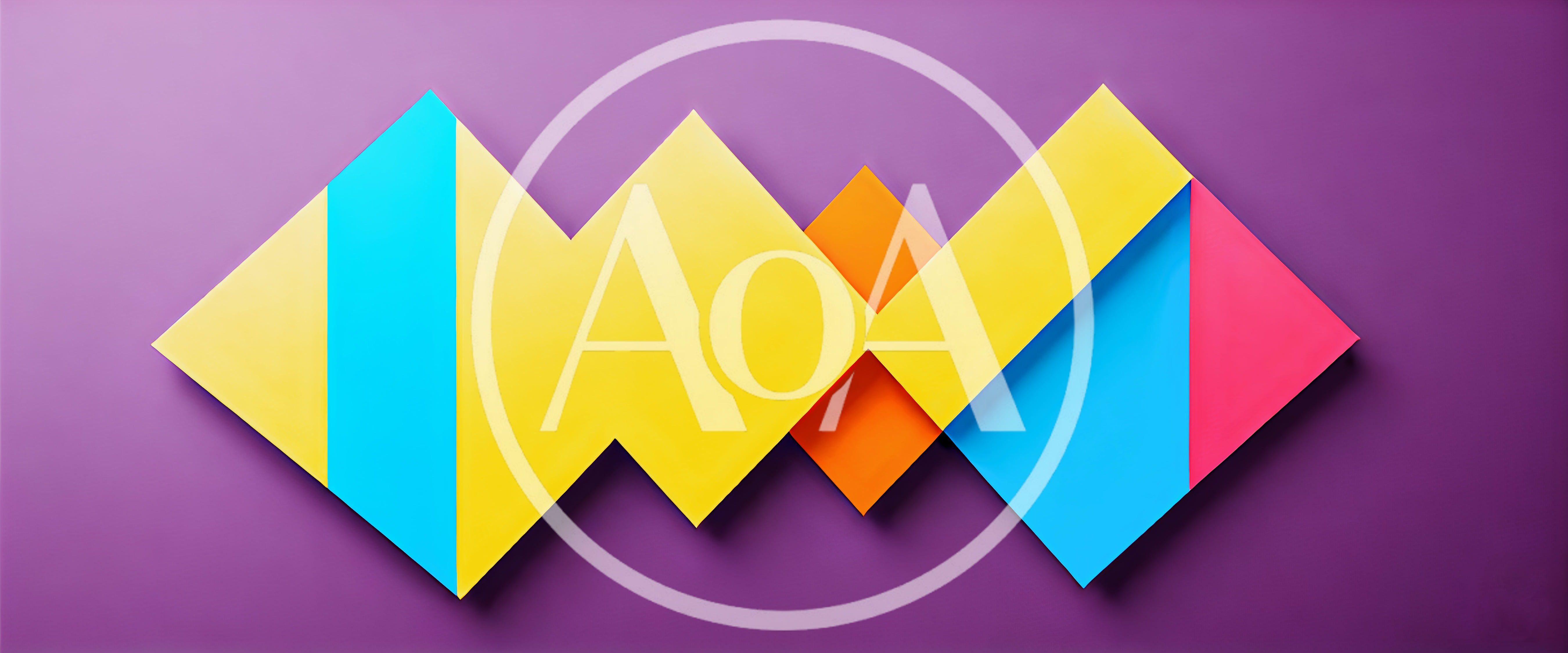 Abstract Geometric Shapes With Vibrant Colors