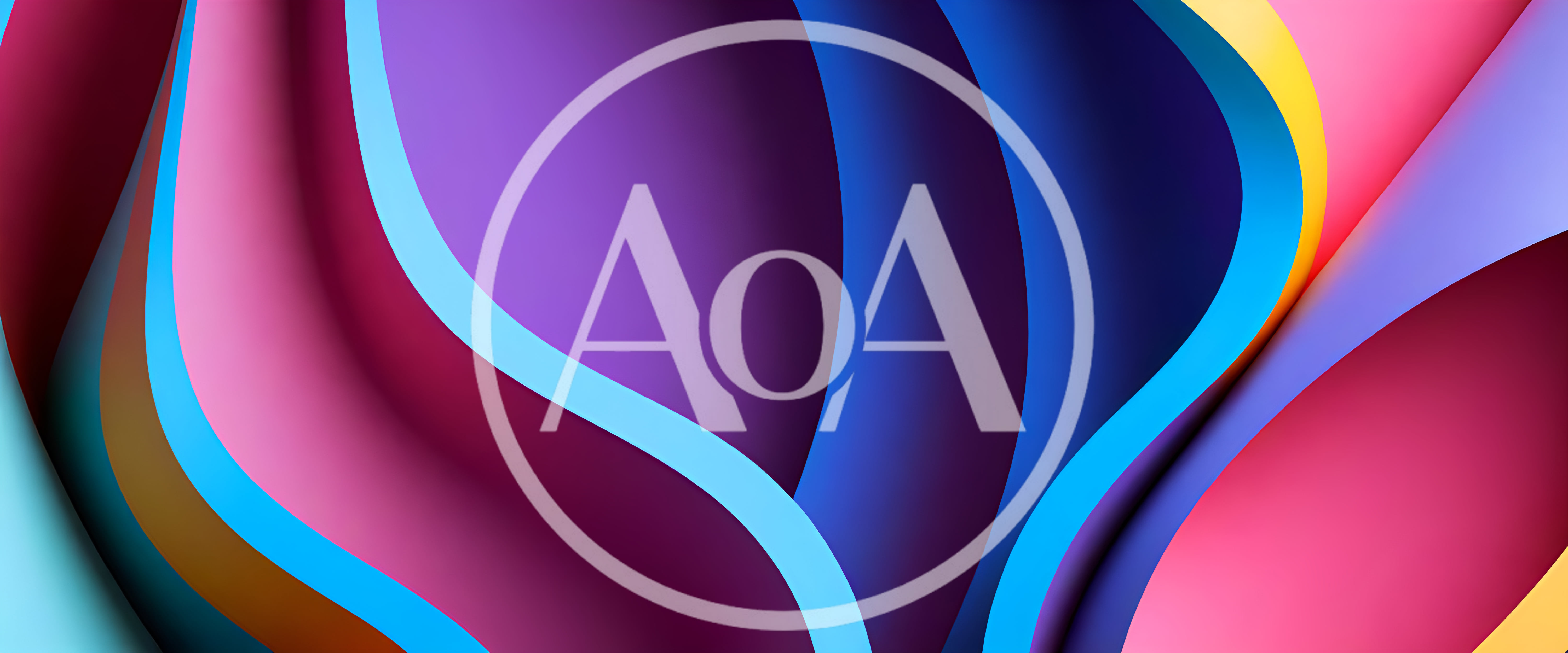 Abstract Background With Smooth Colorful Wavy Layers