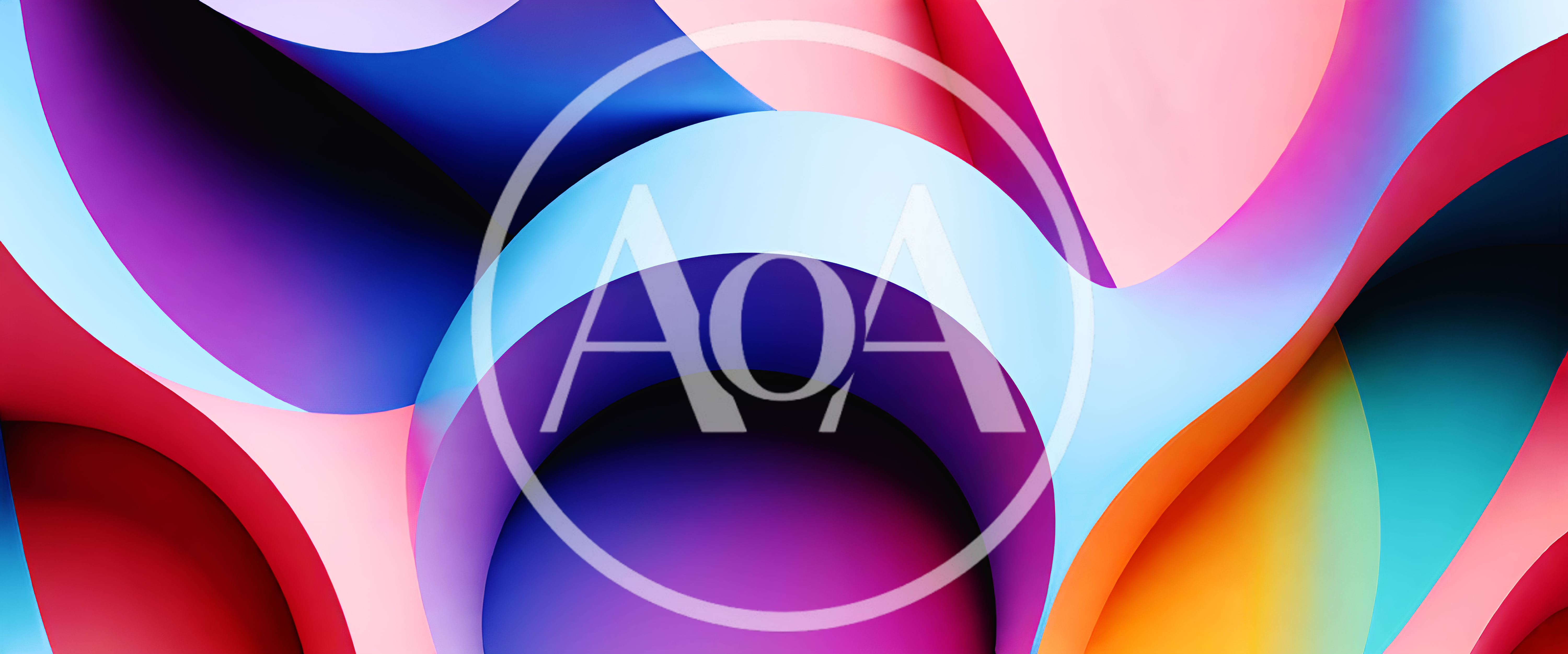 Abstract 3D Background With Colorful Curved Shapes