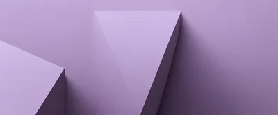 Abstract Geometric Purple Shapes With Soft Lighting