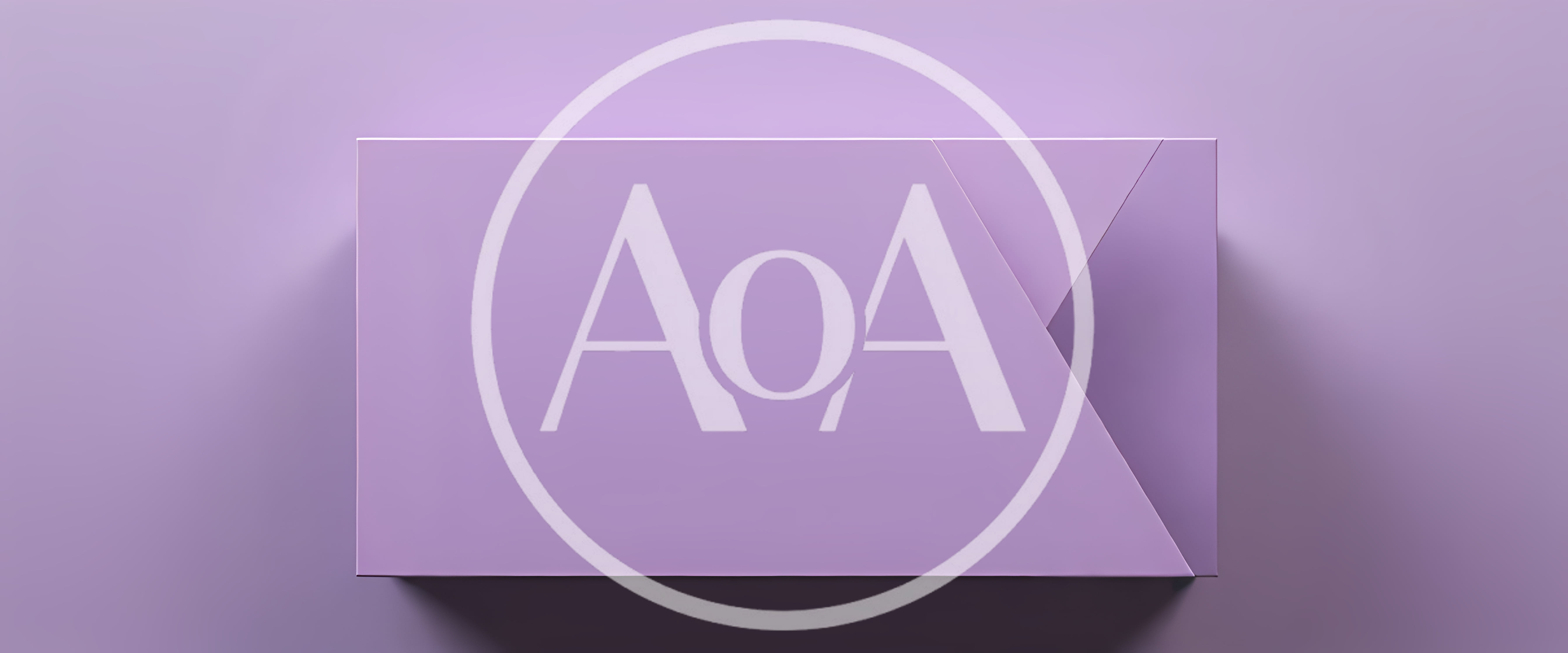 Minimalist Purple Geometric Box Design