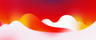 Abstract Red And Orange Fluid Wave Background